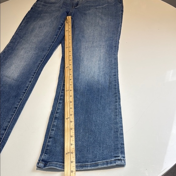 Denver Hayes Classic Blue Women's Jeans Hi-Rise Barely Boot Size 12 X 30 - Picture 6 of 7